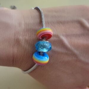 Glass Beads for Charm Bracelet Beads Only